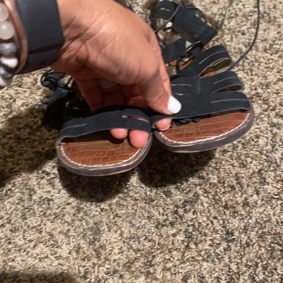 Sam Edelman Women's Black Gasha Gladiator Sandals - Picture 7 of 9